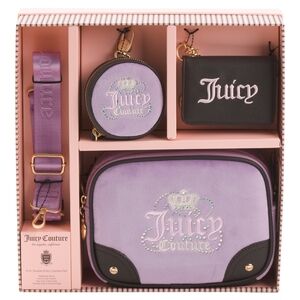 Juicy Couture 4pc Camera Handbag Set